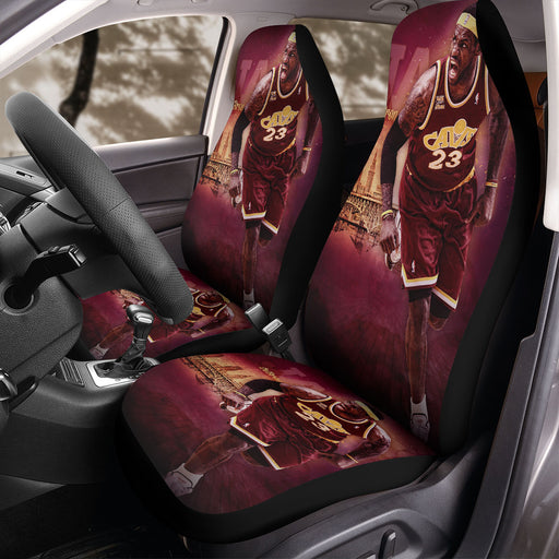 cavs lebron james nba player Car Seat Covers