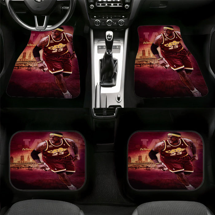 cavs lebron james nba player Car floor mats Universal fit