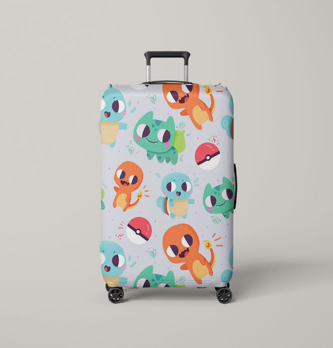 chibi species of pokemon Luggage Cover | suitcase