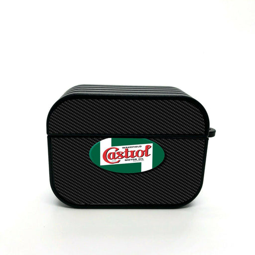 castrol racing logo airpod case