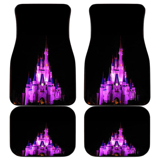 Disney Castle Holiday Night Lights Car floor mats Universal fit