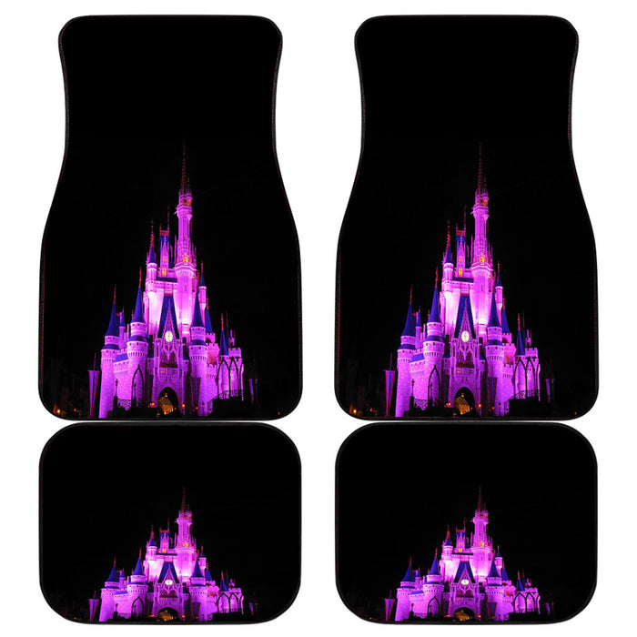 Disney Castle Holiday Night Lights Car floor mats Universal fit