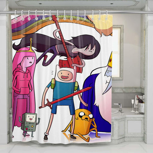 character adventure time shower curtains