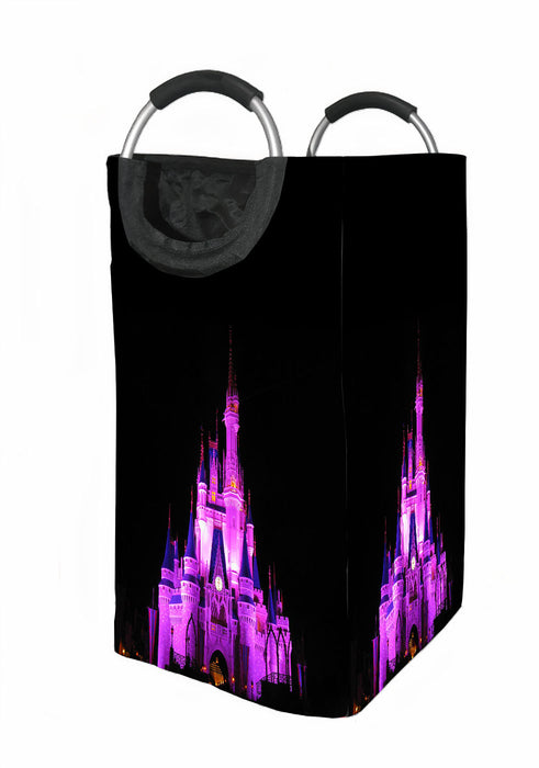 disney castle holiday night lights Laundry Hamper | Laundry Basket