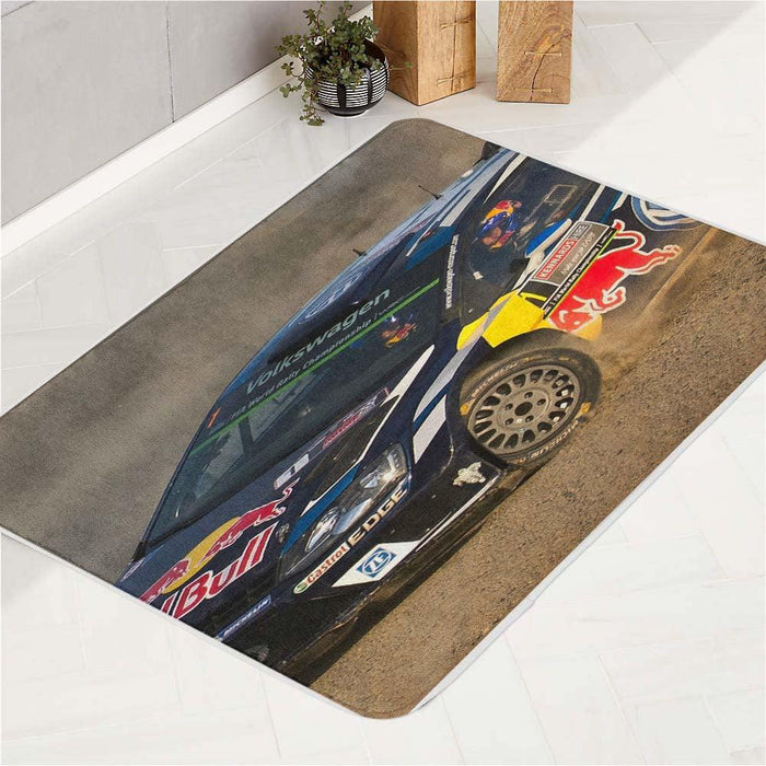 castrol redbull off road car racing bath rugs