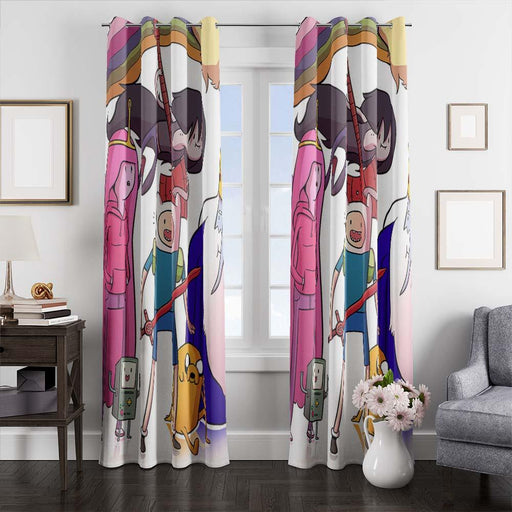 character adventure time window curtains