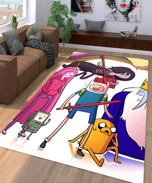 character adventure time Living room carpet rugs