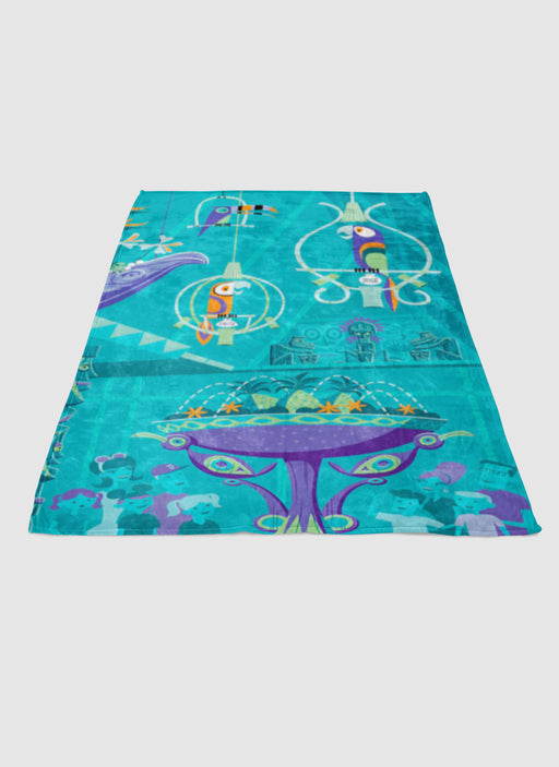 DISNEY ENCHANTED TIKI ROOM 2 soft fleece blanket