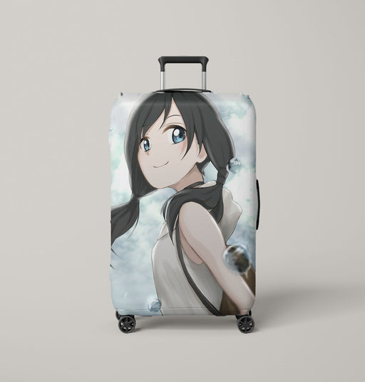 casual girl hina amano weathering with you Luggage Covers | Suitcase