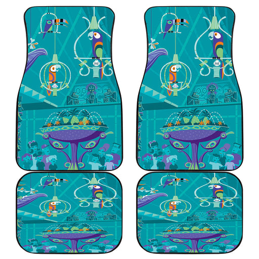 DISNEY ENCHANTED TIKI ROOM 2 Car floor mats Universal fit