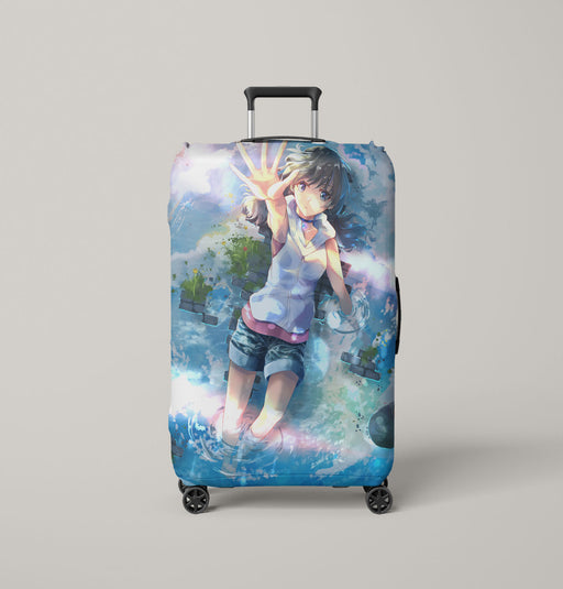 catch me amano hina tenki no ko Luggage Covers | Suitcase