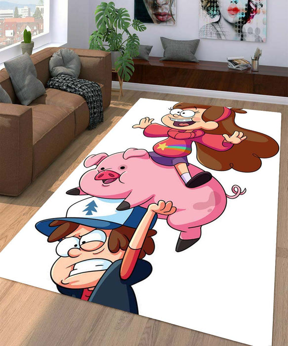 character gravity falls Living room carpet rugs