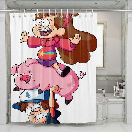 character gravity falls shower curtains