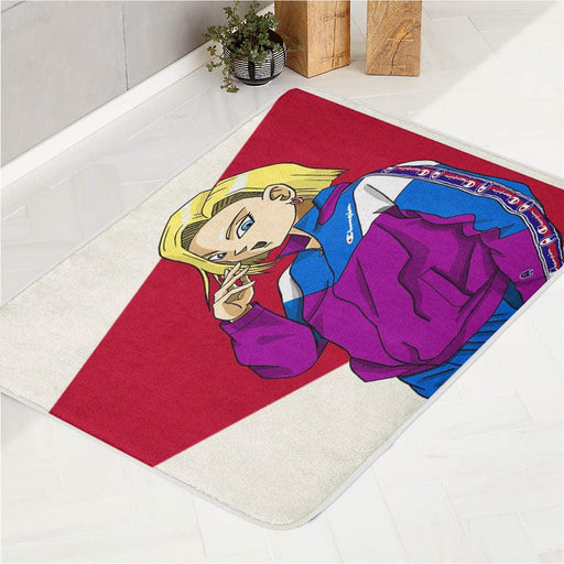 champion android dragon ball bath rugs