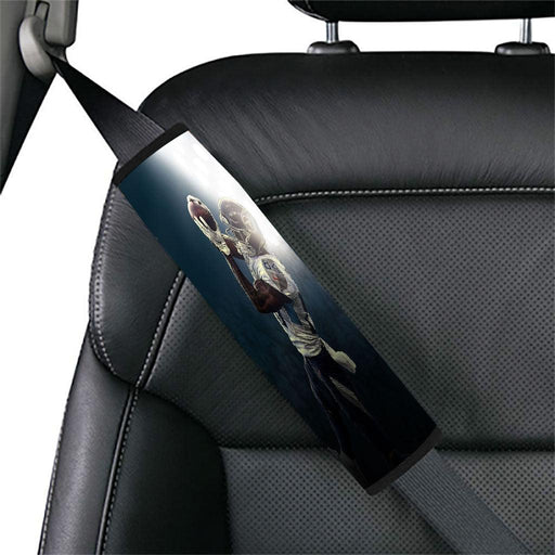 catch the ball player nfl Car seat belt cover - Grovycase