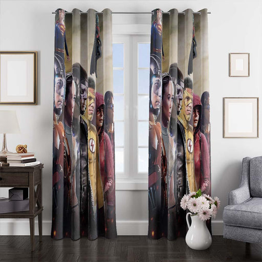 character justice league window curtains