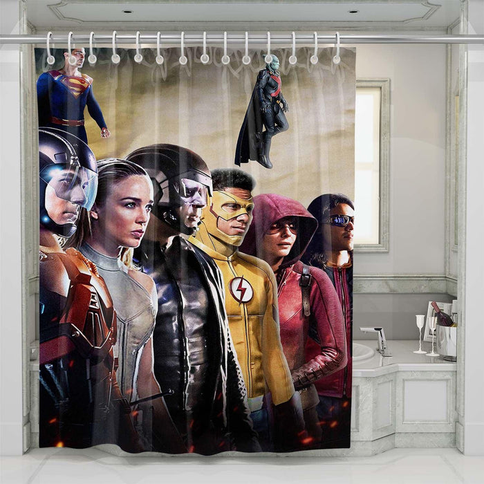 character justice league shower curtains