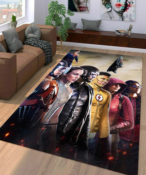 character justice league Living room carpet rugs