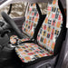 christmas gift pattern Car Seat Covers