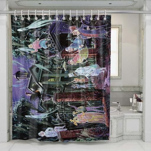 disney haunted mansion shower curtains