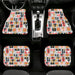 christmas gift pattern Car floor mats Universal fit