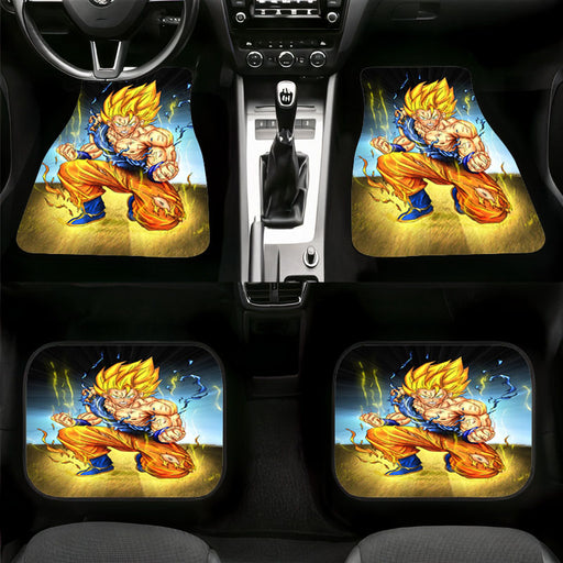 changing fusion super saiyan goku Car floor mats Universal fit