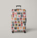 christmas gift pattern Luggage Cover | suitcase