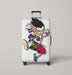 chaos dragon ball hypebeast bape Luggage Covers | Suitcase