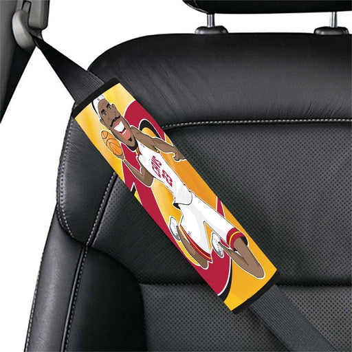 cavaliers player cartoon Car seat belt cover - Grovycase