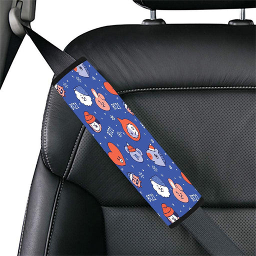 christmas with universtar BT21 bangtan boys Car seat belt cover