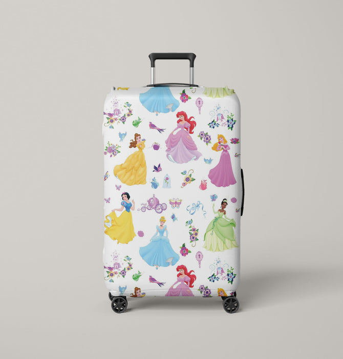 cinderella and princess from disney Luggage Cover | suitcase