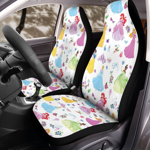 cinderella and princess from disney Car Seat Covers