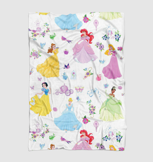 cinderella and princess from disney Ultra soft fleece blanket