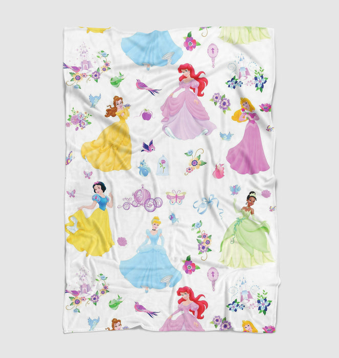 cinderella and princess from disney Ultra soft fleece blanket