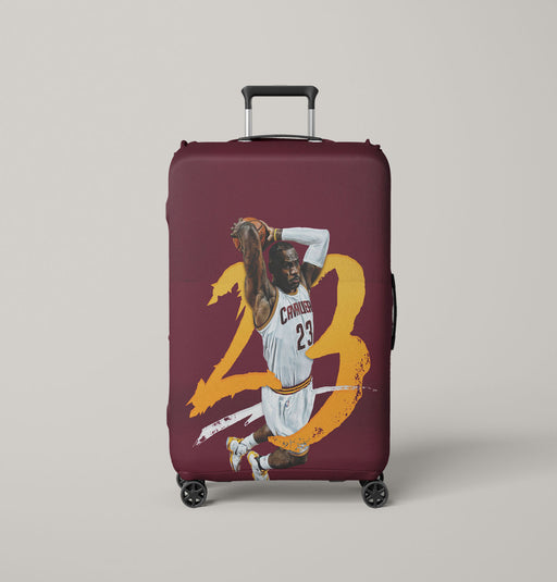cavaliers twenty three player Luggage Covers | Suitcase