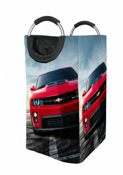 chevrolet red car Laundry Hamper | Laundry Basket