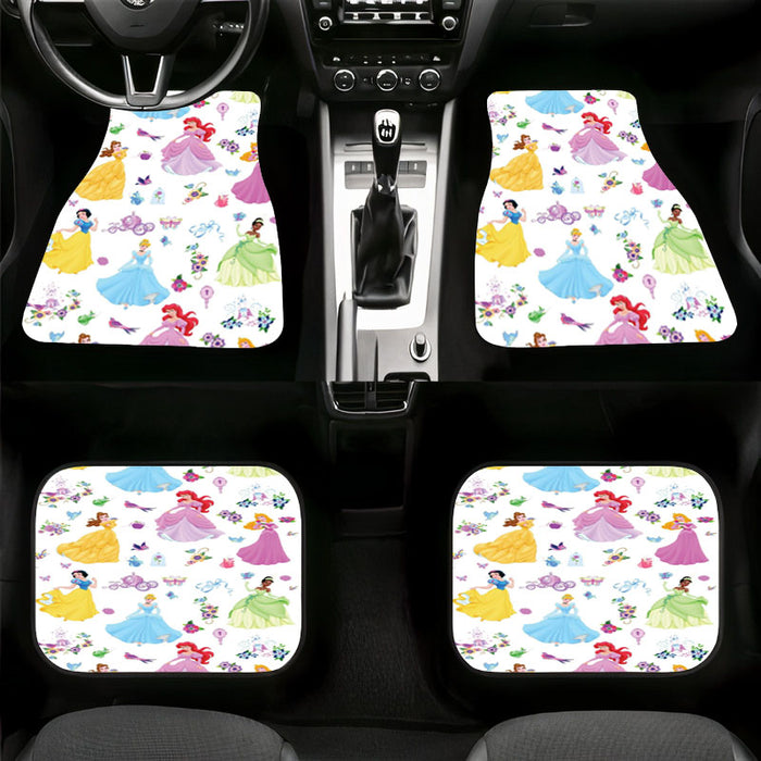 cinderella and princess from disney Car floor mats Universal fit