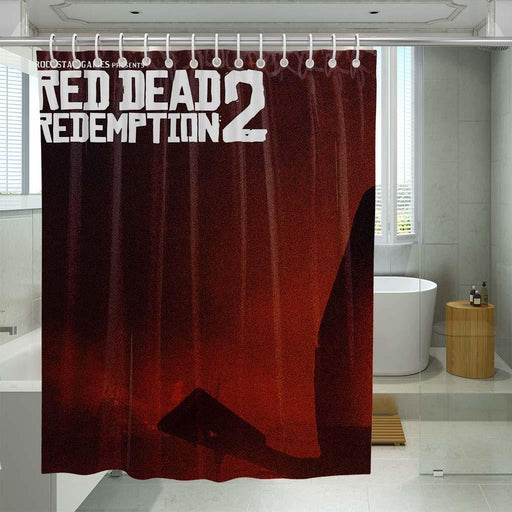 chevrolet red car shower curtains