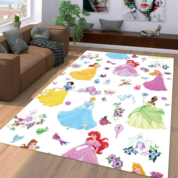 cinderella and princess from disney Living room carpet rugs