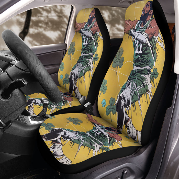 celtics best player art Car Seat Covers