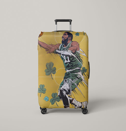 celtics best player art Luggage Covers | Suitcase