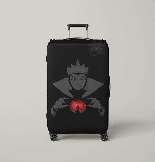 disney villains wicked wiles evil queen d1 Luggage Cover | suitcase