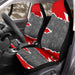 city and stars akira concept art Car Seat Covers