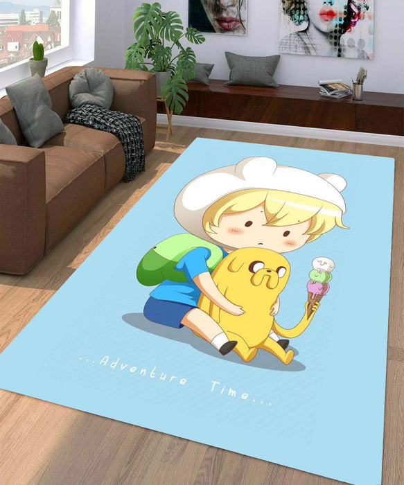 chibi adventure time Living room carpet rugs