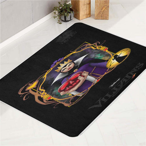 Disney villains wicked wiles evil queen d2 bath rugs