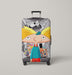 character hey aarnold animation series Luggage Covers | Suitcase