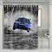 chaos car racing circuits shower curtains