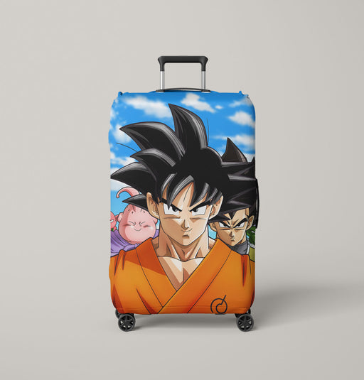 character majin buu and friend dragon ball Luggage Covers | Suitcase