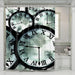 clocks ticking steins gate shower curtains