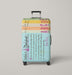 disney world ticket book Luggage Cover | suitcase